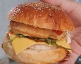 Hình bước làm 7 của món Bánh Hamburger+ bánh cua (công thức không nhồi bột)