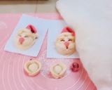 Hình bước làm 2 của món Bánh bao đón giáng sinh