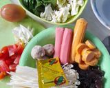 Foto langkah ke 1 dari resep Seblak Sosis Jamur.