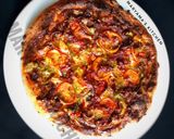 A picture of step 17 of Mini cheeseless pizza.