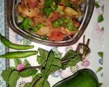 A picture of step 4 of Kairi piyaz hari mirch chutni😋کیری پیاز ہری مرچ چٹنی😋.