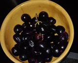 A picture of step 1 of Jamun Sarbat.