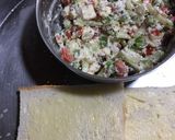 A picture of step 2 of Paneer Sandwich.