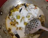 A picture of step 6 of Dahi wale kaddu.