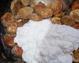 A picture of step 4 of Raw banana or kachaa Kela.