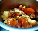 A picture of step 2 of Kadhai Paneer.