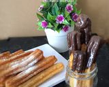 Foto langkah ke 7 dari resep Churros.. cemilan cepat dan mudah dibuat.