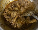 A picture of step 3 of Mutton Qourma.