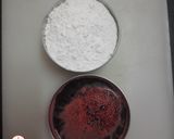 A picture of step 1 of Beetroot String Hoppers.