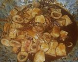 Foto langkah ke 4 dari resep Cumi Tahu Masak Saos.