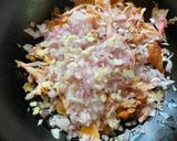 A picture of step 2 of Leftover Fried Chicken on Rice.
