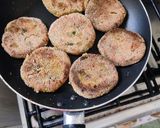 A picture of step 5 of Sweet potato and raw banana tikki.