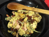 Pasta al huevo en olla newcook