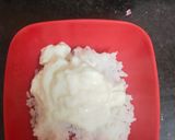 A picture of step 1 of Curd rice.