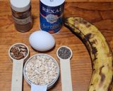 Foto del paso 1 de la receta: Pan de avena y plátano en microondas