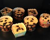 Foto langkah ke 6 dari resep Pumpkin halloween muffin.