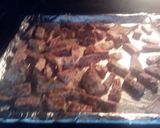 A picture of step 3 of #Baked Nduma chips.