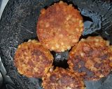 A picture of step 3 of Sabudana Vade.
