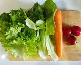 รูปขั้นตอนการทำที่ 2 ของ สลัดแรดิชไข่ต้ม Radish-Boiled Egg Salad