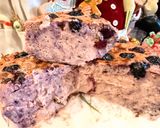 Hình bước làm 4 của món Banana Blueberry Cheesecake