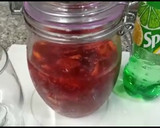 A picture of step 9 of Sparkling Raspberry lemonade|| preserved raspberry lemonade.