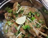 A picture of step 9 of Mutton white karahi.