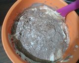 Foto langkah ke 2 dari resep Bento Brownies Kukus Ny. Liem.
