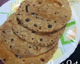 A picture of step 3 of Khapli or Emmer Wheat flour Flatbread.