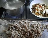 Foto del paso 4 de la receta: Fideos integrales con berenjena, cherry, roquefort