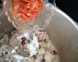 A picture of step 5 of Piyaz gosht.