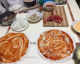 A picture of step 4 of Homemade Pizza from Leftovers.