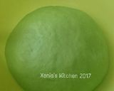 Foto langkah ke 5 dari resep Donat Pandan Menul 🍩🌿.