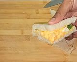 A picture of step 6 of Egg Mayo Sandwich | Snack Recipe | Egg Sandwich without toaster.