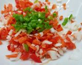 Foto del paso 2 de la receta Ensalada de puerros y verduras 