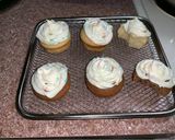 A picture of step 6 of Vanilla and chocolate cupcakes/ muffins.