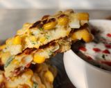 Foto del paso 8 de la receta: 🌽Corn fritters by Gordon Ramsay 🌽 Bocaditos de choclo, jalapeño y cilantro 🌽 Receta viral #10 🌽