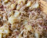 Juhtúrós sült tarja káposztás burgonyával recept fázis 5 fotója