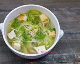 Hình bước làm 5 của món Canh Khổ Qua Nấm Kim Châm (Món Chay)