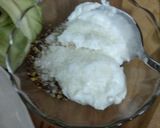 A picture of step 2 of Russian sandwich.