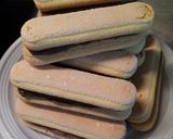 A picture of step 3 of Ladyfingers with Nutella and Coconut.