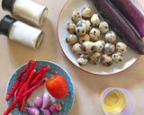 Foto langkah ke 1 dari resep Balado Terong Telur Puyuh.