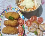 Foto langkah ke 7 dari resep Chicken Corndog.
