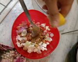A picture of step 2 of Chana chaat.