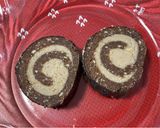 Gesztenyés keksztekercs recept fázis 6 fotója