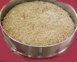 A picture of step 3 of Pearl Millet (kambu in Tamil) biryani.