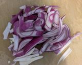 A picture of step 1 of Homemade coleslaw.