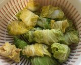 Gambar langkah 1 resipi Rolled Kimchi.