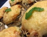 Töltött gombafejek recept fázis 4 fotója