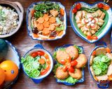 Hình bước làm 9 của món Mâm cơm chay cho ngày đầu tháng