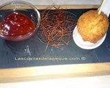 Foto del paso 2 de la receta: Bolitas de arroz con queso curado y jamón york